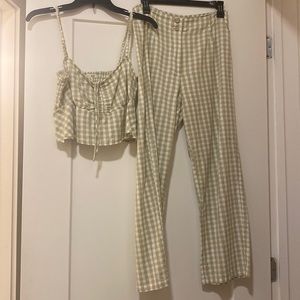 Billabong Salty Blonde Matching Gingham Set